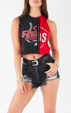 FURST OF A KIND VINTAGE SPLICED CHAIN SLEEVELESS TEE