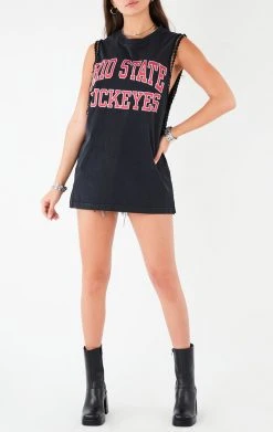 FURST OF A KIND VINTAGE CHAIN TRIM SLEEVELESS TEE