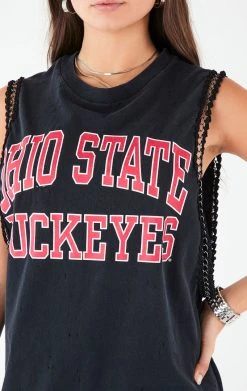 FURST OF A KIND VINTAGE CHAIN TRIM SLEEVELESS TEE