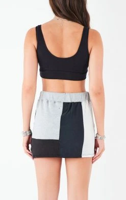 FURST OF A KIND VINTAGE NFL VINTAGE SPLICED PATCHWORK SKIRT