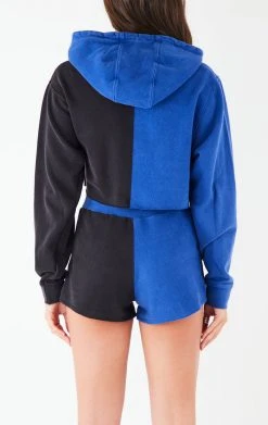 FURST OF A KIND VINTAGE SPLICED HOODIE AND SHORT SET