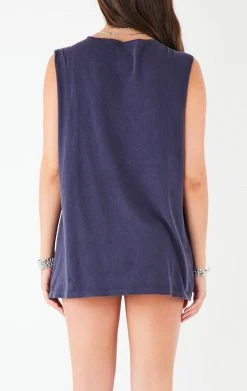 FURST OF A KIND VINTAGE DEEP V CHAIN SLEEVELESS TEE VINTAGE CHAINS