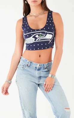 FURST OF A KIND VINTAGE ALLOVER RHINESTONE TANK