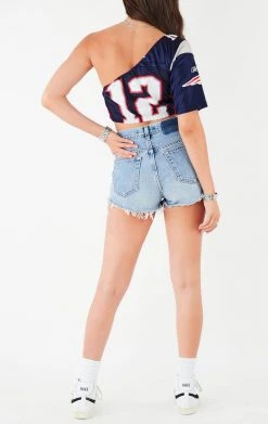 FURST OF A KIND VINTAGE NFL VINTAGE ONE SHOULDER NFL JERSEY