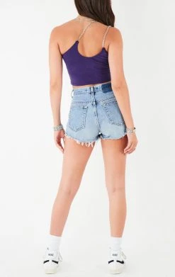 FURST OF A KIND VINTAGE CHAINS VINTAGE ONE SHOULDER DOUBLE CHAIN STRAP TANK 7 FURST OF A KIND VINTAGE CHAINS VINTAGE ONE SHOULDER DOUBLE CHAIN STRAP TANK