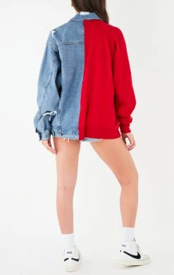 FURST OF A KIND VINTAGE SPLICED DENIM JACKET