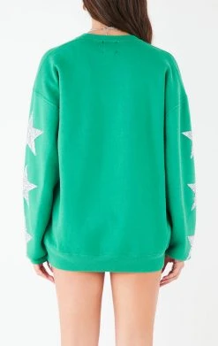 FURST OF A KIND VINTAGE SILVER STAR PATCH SWEATSHIRT