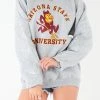 FURST OF A KIND VINTAGE COLLEGE VINTAGE SILVER STAR PATCH SWEATSHIRT