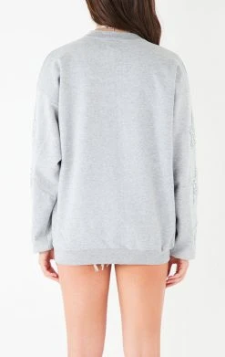 FURST OF A KIND VINTAGE COLLEGE VINTAGE SILVER STAR PATCH SWEATSHIRT