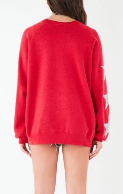 FURST OF A KIND VINTAGE SILVER STAR PATCH SWEATSHIRT