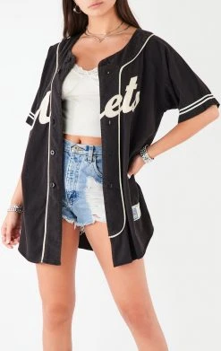 FURST OF A KIND VINTAGE KNIT BASEBALL JERSEY VINTAGE SPORTS