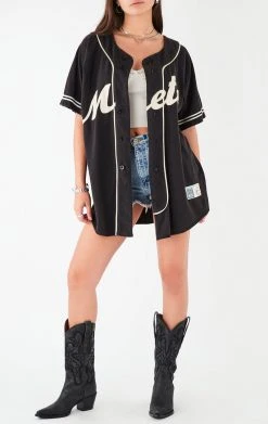 FURST OF A KIND VINTAGE KNIT BASEBALL JERSEY VINTAGE SPORTS