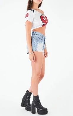 FURST OF A KIND VINTAGE NFL VINTAGE ONE SHOULDER NFL JERSEY