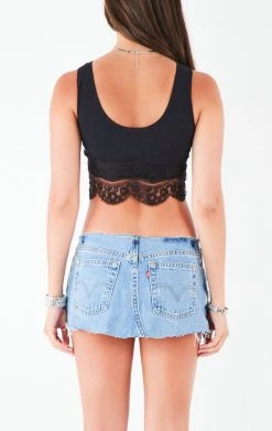 FURST OF A KIND VINTAGE LACE TRIM TANK FESTIVAL