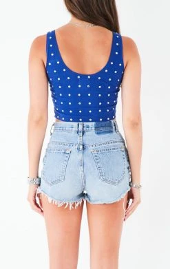 FURST OF A KIND VINTAGE COLLEGE VINTAGE ALLOVER RHINESTONE TANK 7 FURST OF A KIND VINTAGE COLLEGE VINTAGE ALLOVER RHINESTONE TANK