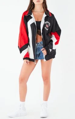 FURST OF A KIND VINTAGE COLLEGE VINTAGE ZIP UP WINDBREAKER JACKET