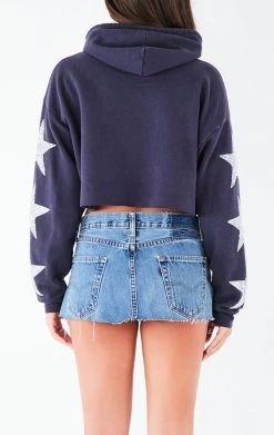 FURST OF A KIND VINTAGE NFL VINTAGE STAR PATCH CROPPED HOODIE 7 FURST OF A KIND VINTAGE NFL VINTAGE STAR PATCH CROPPED HOODIE