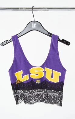 FURST OF A KIND VINTAGE LACE TRIM TANK VINTAGE COLLEGE