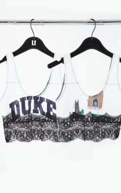 FURST OF A KIND VINTAGE LACE TRIM TANK VINTAGE COLLEGE