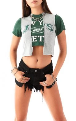 FURST OF A KIND VINTAGE SPLICED CROPPED TEE