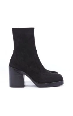 JEFFREY CAMPBELL MAXEN-2 SUEDE PLATFORM ANKLE BOOT