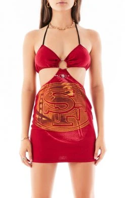 FURST OF A KIND VINTAGE CUT OUT HALTER DRESS VINTAGE DRESSES