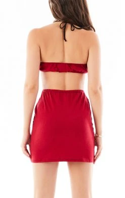 FURST OF A KIND VINTAGE CUT OUT HALTER DRESS VINTAGE DRESSES