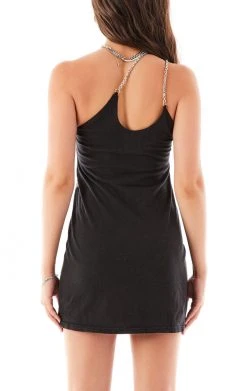 FURST OF A KIND VINTAGE ONE SHOULDER DOUBLE CHAIN STRAP DRESS VINTAGE DRESSES