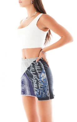 FURST OF A KIND VINTAGE SPLICED JERSEY SKIRT SALE