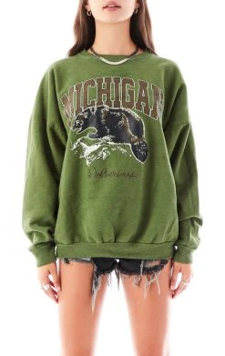 FURST OF A KIND SALE VINTAGE GREEN OVERDYE SWEATSHIRT