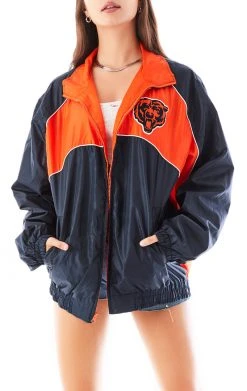 FURST OF A KIND VINTAGE NFL VINTAGE ZIP UP WINDBREAKER JACKET