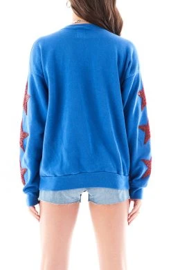 FURST OF A KIND SALE VINTAGE RED STAR PATCH SWEATSHIRT