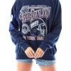 FURST OF A KIND VINTAGE SPLICED JERSEY SLEEVE SWEATSHIRT