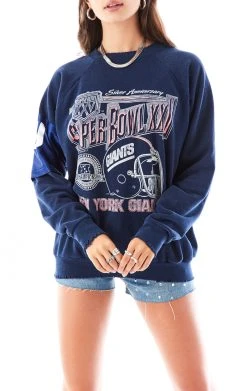 FURST OF A KIND VINTAGE SPLICED JERSEY SLEEVE SWEATSHIRT