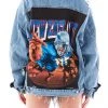 FURST OF A KIND VINTAGE NFL VINTAGE SWEATSHIRT BACK DENIM JACKET 2 FURST OF A KIND VINTAGE NFL VINTAGE SWEATSHIRT BACK DENIM JACKET
