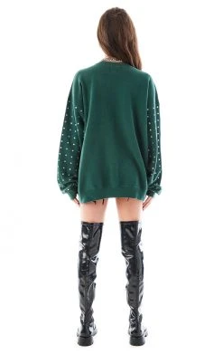 FURST OF A KIND VINTAGE ALLOVER RHINESTONE SWEATSHIRT VINTAGE SPORTS