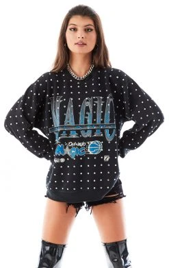 FURST OF A KIND VINTAGE ALLOVER RHINESTONE SWEATSHIRT VINTAGE SPORTS