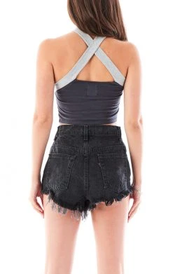 FURST OF A KIND VINTAGE CRISS CROSS STRAP TANK TOP