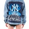 FURST OF A KIND VINTAGE GRAPHIC BACK INSERT DENIM JACKET