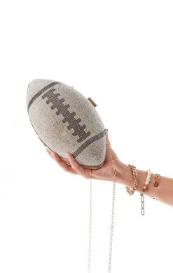 LOVE, MAR RHINESTONE FOOTBALL PURSE VINTAGE NFL