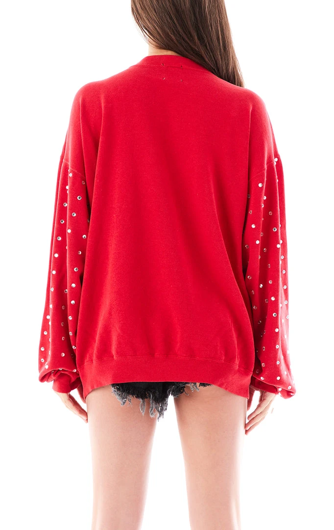 FURST OF A KIND VINTAGE ALLOVER RHINESTONE SWEATSHIRT VINTAGE SPORTS 4 FURST OF A KIND VINTAGE ALLOVER RHINESTONE SWEATSHIRT VINTAGE SPORTS