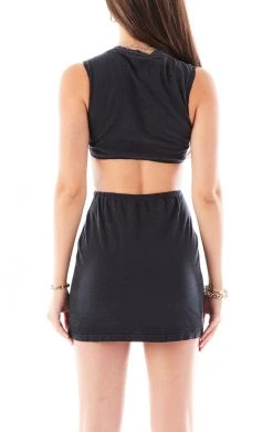 FURST OF A KIND VINTAGE CUT OUT O-RING DRESS