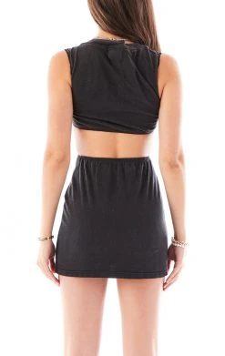 FURST OF A KIND VINTAGE CUT OUT O-RING DRESS