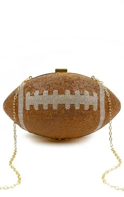 LOVE, MAR RHINESTONE FOOTBALL PURSE VINTAGE NFL