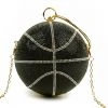 LOVE, MAR RHINESTONE BASKETBALL PURSE VINTAGE SPORTS 1 LOVE, MAR RHINESTONE BASKETBALL PURSE VINTAGE SPORTS