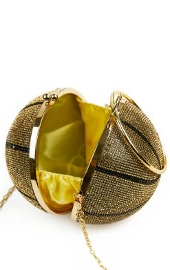 LOVE, MAR RHINESTONE BASKETBALL PURSE