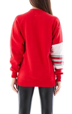 FURST OF A KIND VINTAGE SPLICED JERSEY SLEEVE SWEATSHIRT