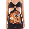 FURST OF A KIND VINTAGE CUT OUT HALTER DRESS VINTAGE NFL