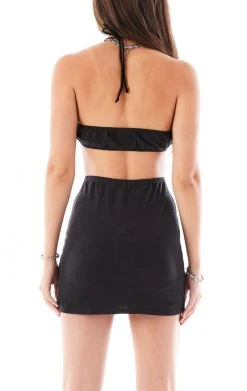 FURST OF A KIND VINTAGE CUT OUT HALTER DRESS VINTAGE NFL