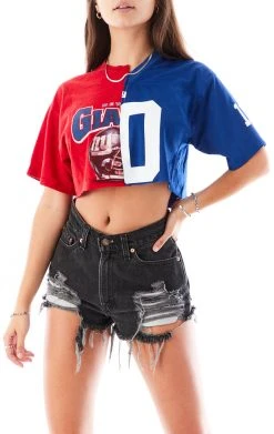 FURST OF A KIND VINTAGE SPLICED CROPPED JERSEY TEE SALE